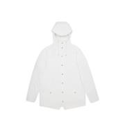 Moderne Unisex Waterdichte Jas Rains , White , Dames