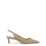 Verhoog je look met de Stuart 50 Slingback Pump Stuart Weitzman , Beig...