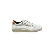 Retro Leren Sneakers Blauer , White , Heren