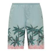 Palm Swimshorts Palm Angels , Blue , Heren