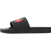 Sliders Tommy Jeans , Black , Dames