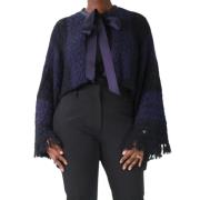 Pre-owned Silk tops Chanel Vintage , Purple , Dames