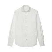 Witte overhemden met lange mouwen Profuomo , White , Heren