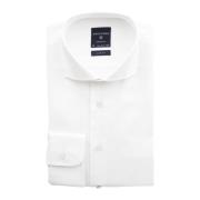 Witte Overhemdjurk van Katoen met Slim Fit Profuomo , White , Heren