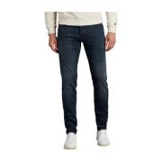 Reguliere Tapered Blauwe Jeans Cast Iron , Blue , Heren