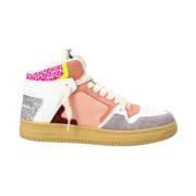 Patchwork High Top Sneakers Philippe Model , White , Dames
