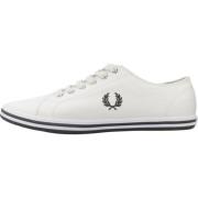Stijlvolle Kingston Twill Sneakers Fred Perry , White , Heren