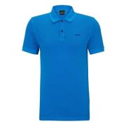 Blauwe Prime Polo Hugo Boss , Blue , Heren