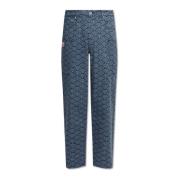 Geprinte jeans Kenzo , Blue , Heren