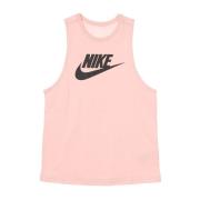 Dames Tanktop - Muscle Futura Nike , Pink , Dames