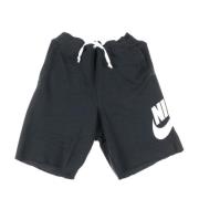 Zwart/Wit Kort Broekpak Nike , Black , Heren