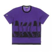 T-Shirts Octopus , Purple , Heren