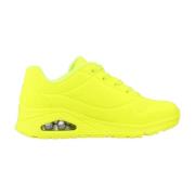 Stijlvolle Sneakers voor Modebewuste Vrouwen Skechers , Yellow , Dames