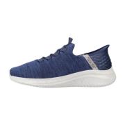 Ultra Flex 3.0 Stijlvolle Sneakers Skechers , Blue , Heren