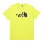 Easy Tee LED Geel Streetwear The North Face , Yellow , Heren