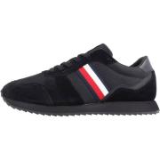 Stijlvolle Runner Evo Mix Sneakers Tommy Hilfiger , Black , Heren