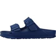 Sliders Birkenstock , Blue , Dames