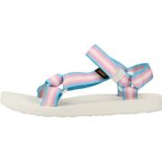Comfortabele platte sandalen voor vrouwen Teva , Pink , Dames