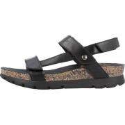 Elegante Platte Sandalen Panama Jack , Black , Dames