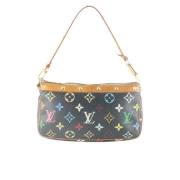 Pre-owned Leather louis-vuitton-bags Louis Vuitton Vintage , Black , D...