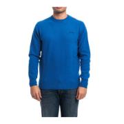 Klassieke Crewneck Sweater MC2 Saint Barth , Blue , Heren