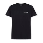 T-shirt A.p.c. , Black , Heren