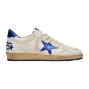 Witte Ball Star Lage Sneakers Golden Goose , White , Heren