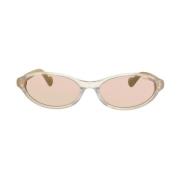 Pre-owned Fabric sunglasses Moncler Pre-owned , White , Dames