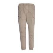 Cargo Stretch Multipocket Broek Schott NYC , Beige , Heren