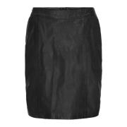 Kokerrok met zakken Skind 100102 Btfcph , Black , Dames