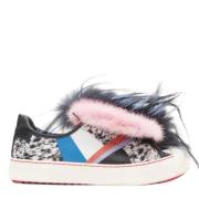 Pre-owned Leather sneakers Fendi Vintage , Multicolor , Dames