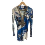 Pre-owned Viscose dresses Emilio Pucci Pre-owned , Blue , Dames