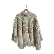 Pre-owned Wool tops Saint Laurent Vintage , Beige , Dames