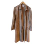 Pre-owned Suede outerwear Armani Pre-owned , Beige , Dames