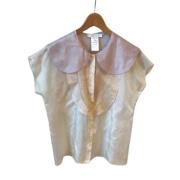 Pre-owned Silk tops Chloé Pre-owned , White , Dames