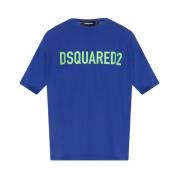Basis T-Shirt Dsquared2 , Blue , Heren