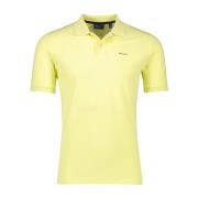 Gele poloshirt met korte mouw Gant , Yellow , Heren