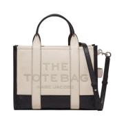 The Colorblock Medium Tote Tas Marc Jacobs , Beige , Dames