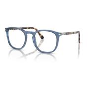 Blauwe Brillenmonturen Persol , Blue , Unisex