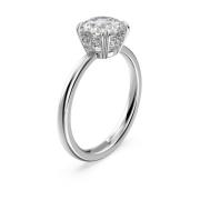 Constella Cocktailring, Princess Cut, Wit, Rhodium Plated Swarovski , ...