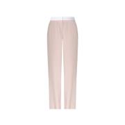 Loszittende broek Victoria Beckham , Pink , Dames