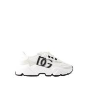 Nylon Sneakers - Wit Dolce & Gabbana , White , Dames