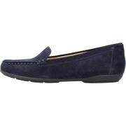 Stijlvolle Comfortabele Loafers Vrouwen Geox , Blue , Dames