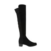 Over-de-knie blokhak laarzen Stuart Weitzman , Black , Dames