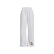 Zware katoenen sweatpants Calvin Klein Jeans , White , Dames