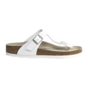 Gizeh Birko-Flor Sandalen Birkenstock , White , Dames