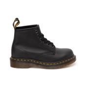 Zwarte Nappa Laarzen Dr. Martens , Black , Dames