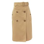 Britse Chic Trench Rock Burberry , Brown , Dames