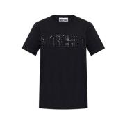 Stijlvolle T-shirts Moschino , Black , Heren