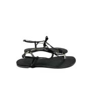 Pre-owned Fabric sandals Giuseppe Zanotti Pre-owned , Black , Dames